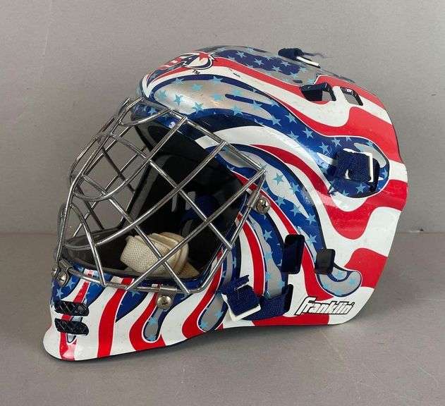 Franklin USA Hockey Goalie Mask - Matthew Bullock Auctioneers