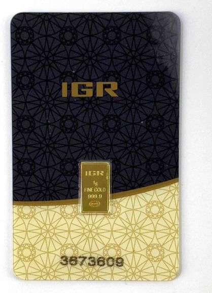 Istanbul Gold Refinery 1 Gram .999 Fine Gold Ingot/ Bar