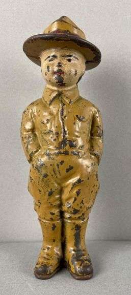 Antique Cast Iron Dough Boy Bank