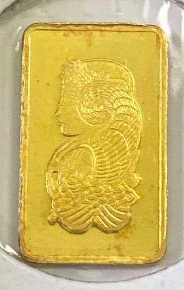 PAMP Suisse Lady Fortuna 1 Gram .999 Fine Gold Ingot/ Bar