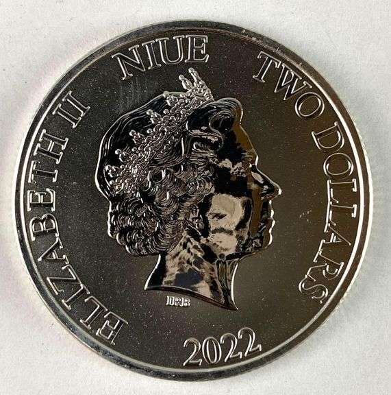 2022 NIUE $2 Star Wars Darth Vader 1 oz .999 Fine Silver Coin