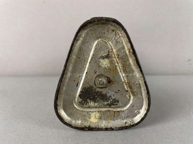 Antique Cast Iron Flatiron Building Bank