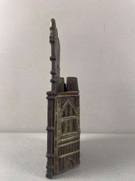 Antique Westminster Abbey Cast Iron Bank