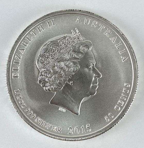 2015 Australia Battle of the Coral Sea 1/2 oz .999 Fine Silver Round