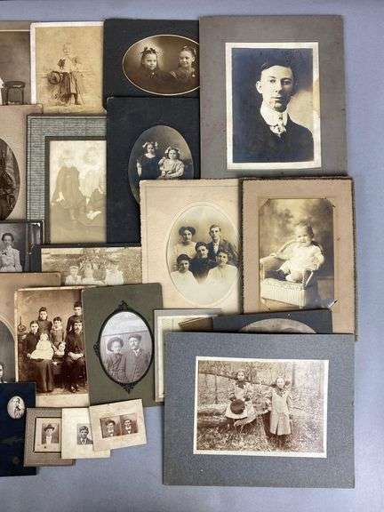 Group of Antique Cabinet Cards and Photographs