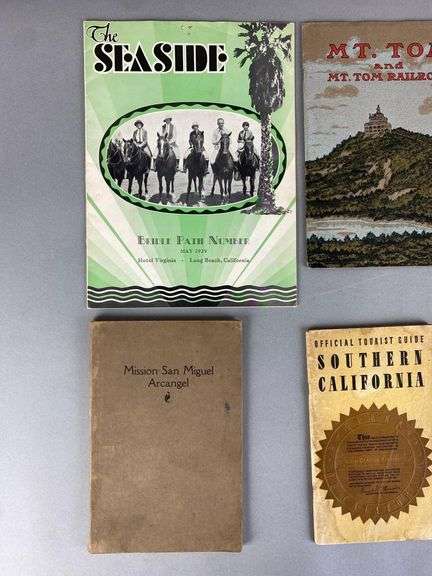 Group of 6 California Tourist Brochures
