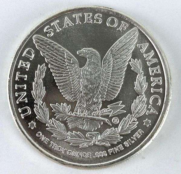 US Morgan Dollar Replica 1 oz .999 Fine Silver Round
