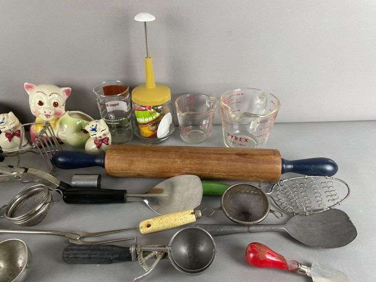 Group of Vintage Kitchen Utensils