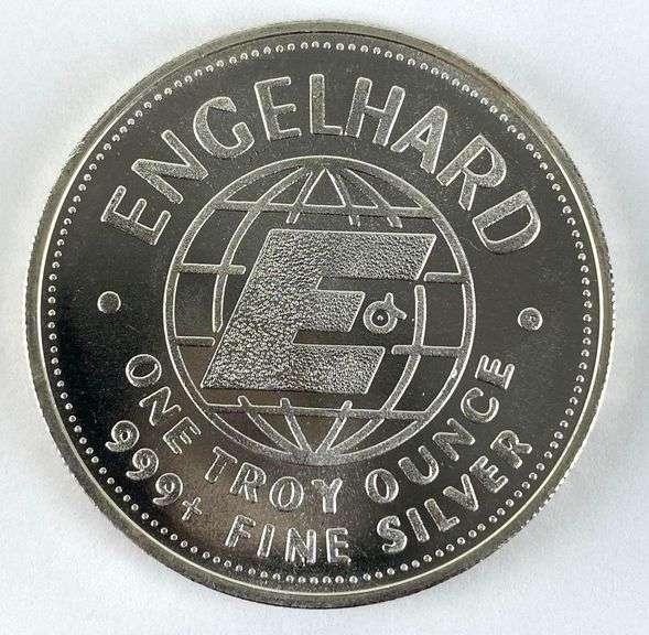 1984 Engelhard The American Prospector 1 oz .999 Fine Silver Round