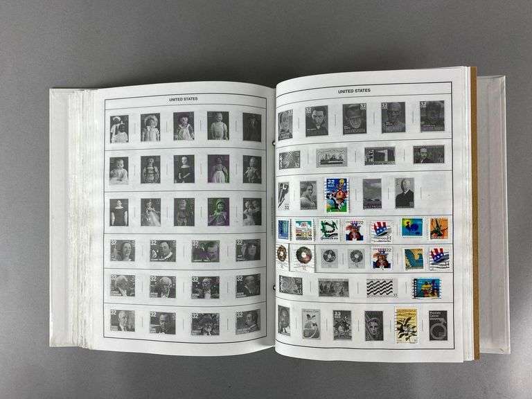 Traveler Stamp Album with Assorted Stamps