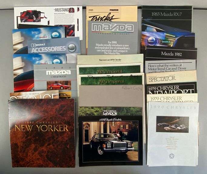 Group of Dealership Advertising Brochures