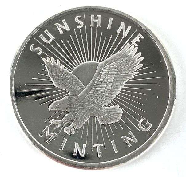 Sunshine Minting Eagle 1 oz .999 Fine Silver Round