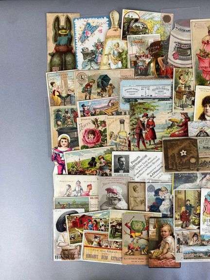 Group of Antique Trade Advertising Cards