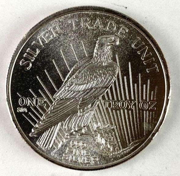 1986 Sunshine Minting Peace Silver Dollar 1 oz .999 Fine Silver Round