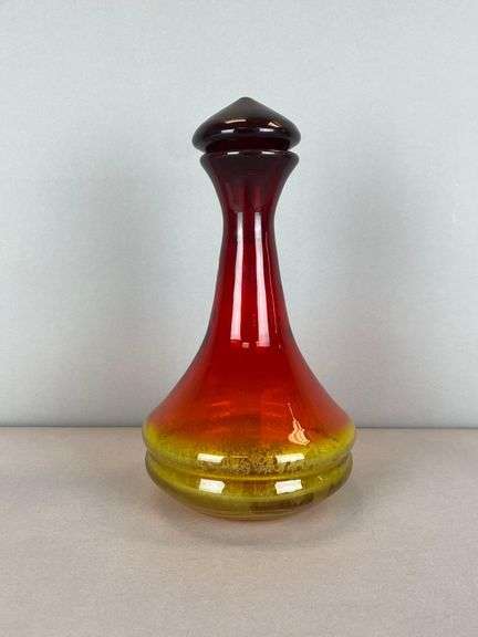 Amberina Art Glass Decanter