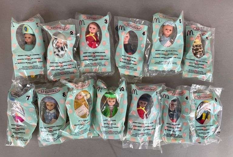 Group of Madame Alexander Doll McDonalds Toy Premiums