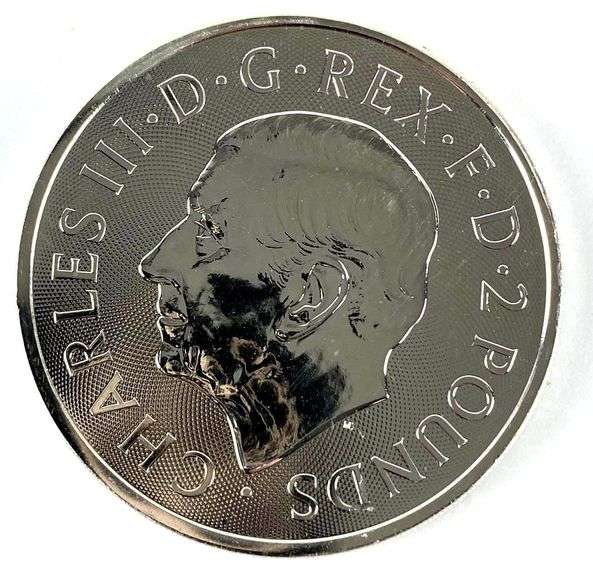 2023 Great Britain 2 Pound Merlin 1 oz .999 Fine Silver Coin