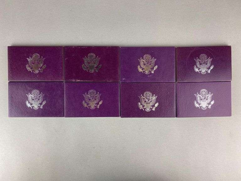 Group of 8 US Mint Coin Proof Sets