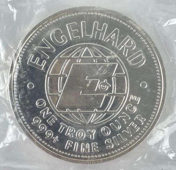 1982 Engelhard The American Prospector 1 oz .999 Fine Silver Round