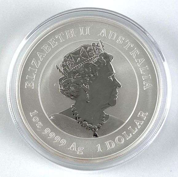 2021 Australia $1 Year of the Ox 1 oz .999 Fine Silver Coin