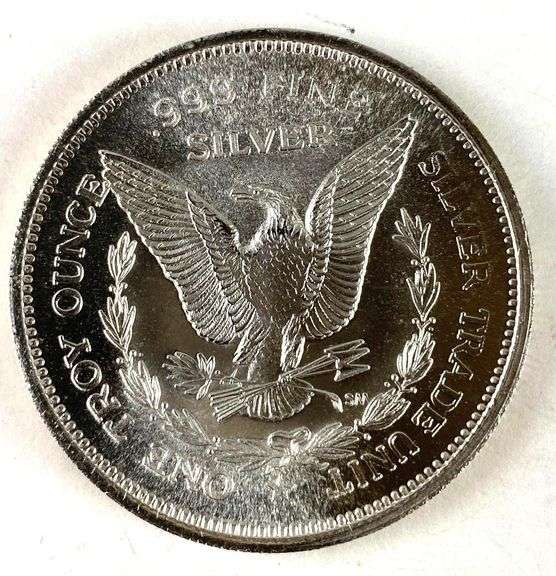 1986 Sunshine Minting Morgan 1 oz .999 Fine Silver Round