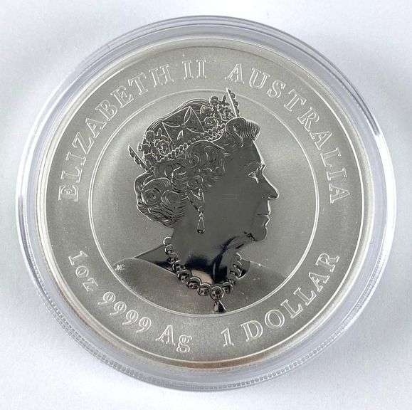 2021 Australia $1 Year of the Ox 1 oz .999 Fine Silver Coin