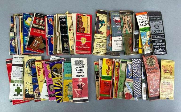 Group of Vintage Advertising Matchbooks
