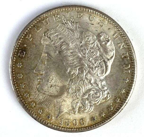 1896 US $1 Morgan Silver Dollar