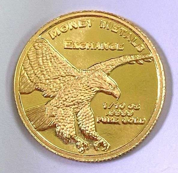 Money Metals Exchange Statue of Liberty 1/10oz .999 Fine Gold Coin