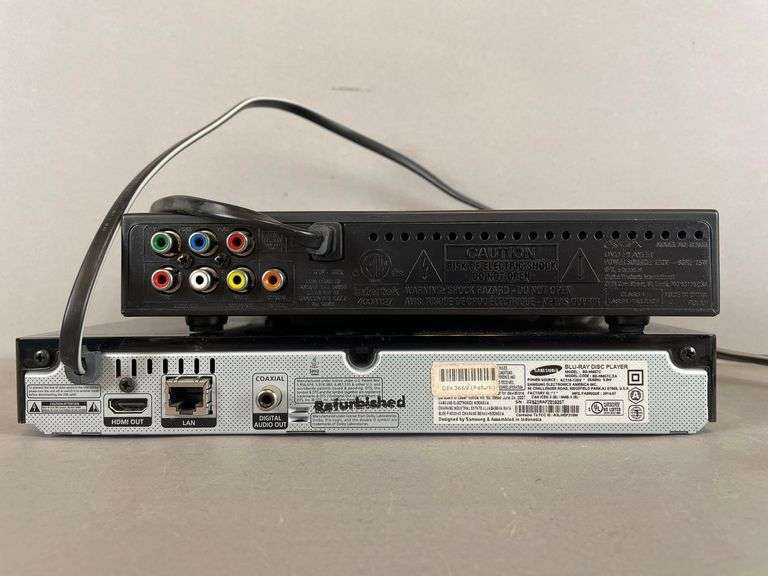 Group of 2 DVD Players with Remotes