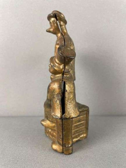 Antique Cast Iron Mutt and Jeff Bank
