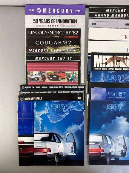 Group of Lincoln-Mercury Dealership Advertising Brochures