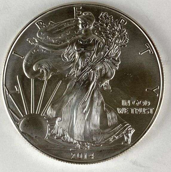 2014 US Mint American Silver Eagle 1 oz .999 Fine Silver