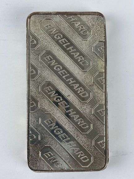 Engelhard 10 oz .999 Fine Silver Ingot/ Bar