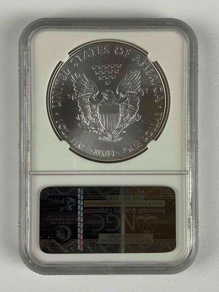 NGC Graded 2011 US $1 Silver Eagle 1oz Fine Silver Dollar MS69