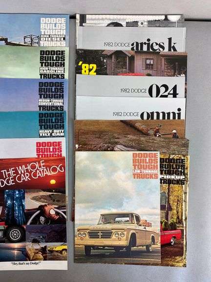 Group of 1980s Dodge Dealership Advertising Brochures