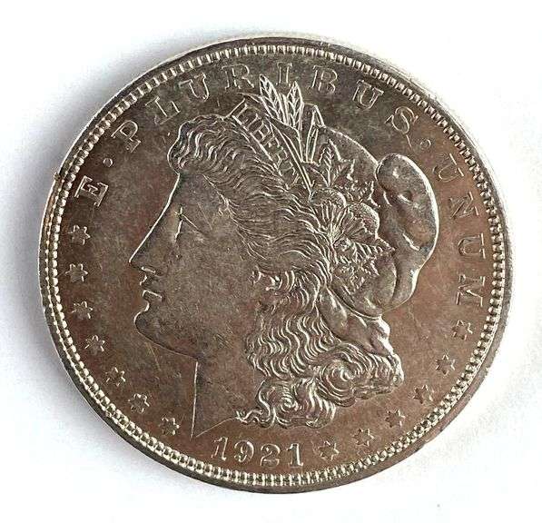 1921-D US $1 Morgan Silver Dollar