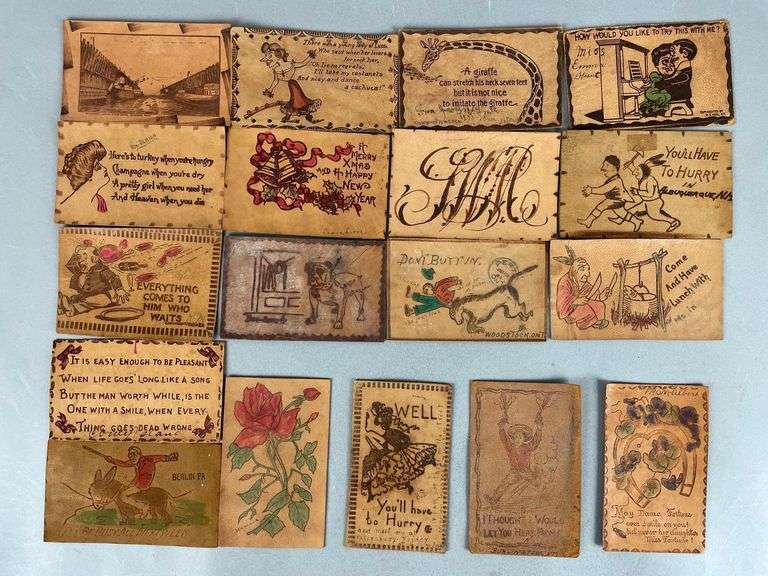 Postcards - 40 Leather