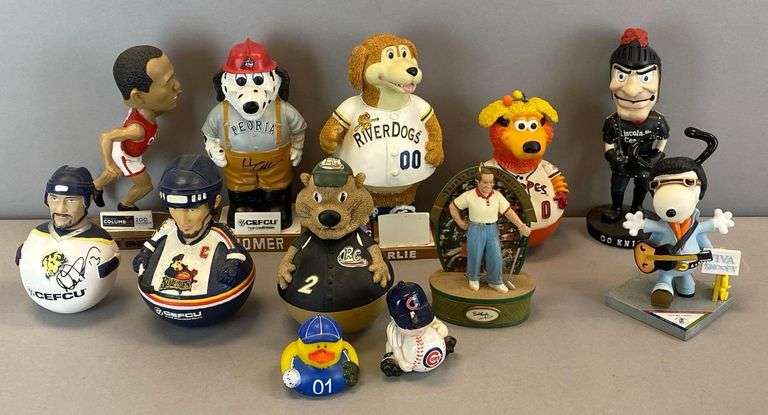 Group of Assorted Bobbleheads and More - Matthew Bullock Auctioneers