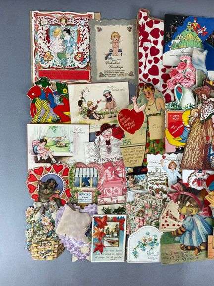 Group of Die-Cut Valentines