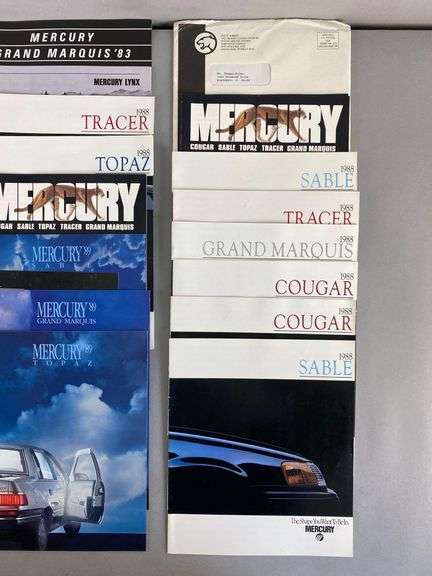 Group of Lincoln-Mercury Dealership Advertising Brochures