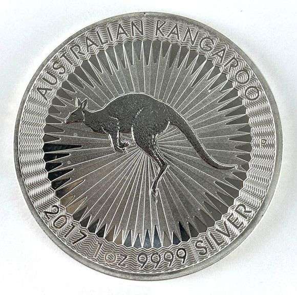 2017 Australia $1 Australian Kangaroo 1 oz .999 Fine Silver Coin