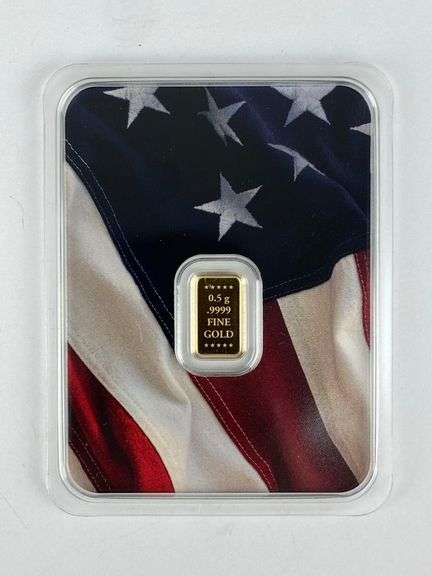 45th/47th President .5 Gram .9999 Fine Gold Bar