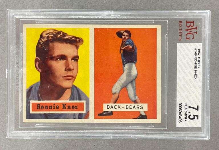 1957 Topps Ronnie Knox #149 BVG 7.5