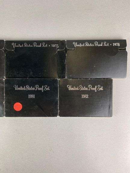Group of 8 US Mint Coin Proof Sets