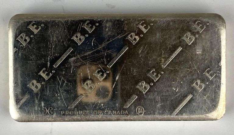 Bullion Equity 10 oz .999 Fine Silver Ingot/ Bar