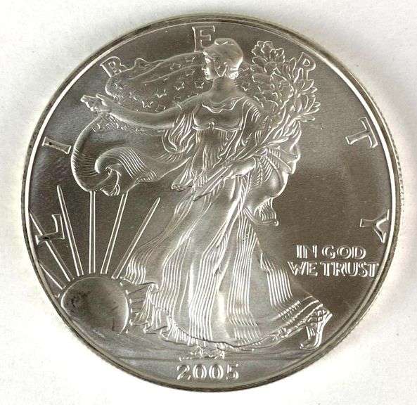 2005 US Mint American Silver Eagle 1 oz .999 Fine Silver