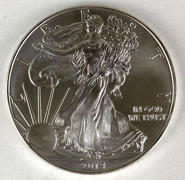 2014 US Mint American Silver Eagle 1 oz .999 Fine Silver