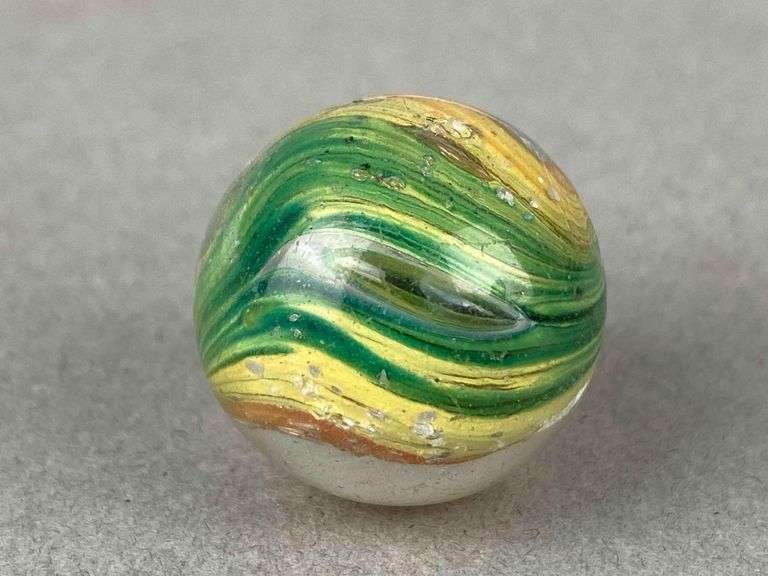 Antique German Glass Onion Marble