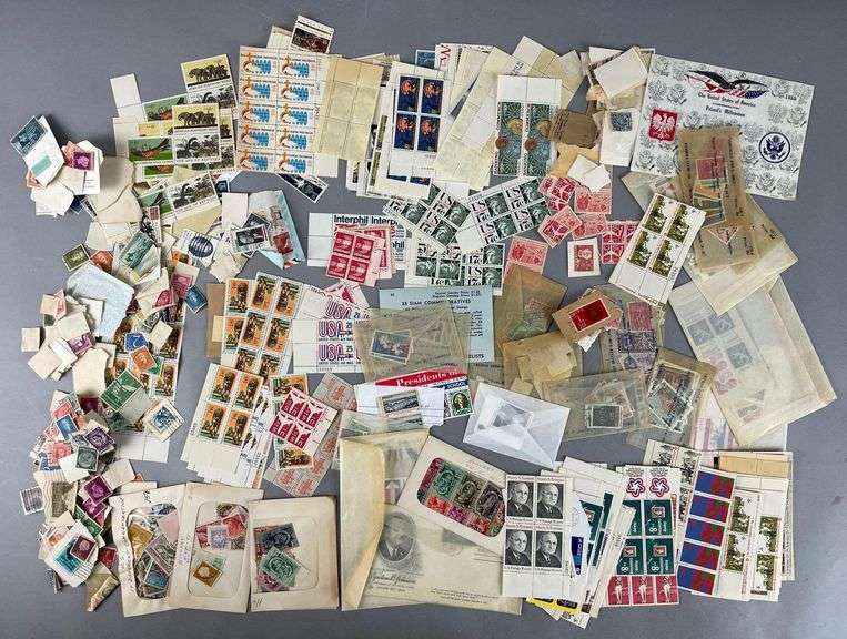 Group of Used / Unused Postage Stamps